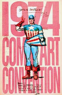 New York Comic-Art Convention 1974 Program-Book Cover: Convention Produced by Phil Seuling